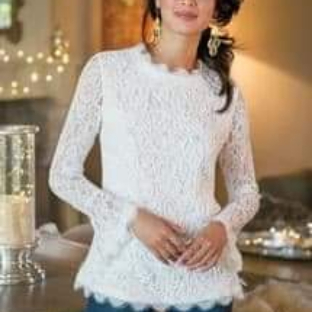 Soft Surrounding Bella Lace Pullover